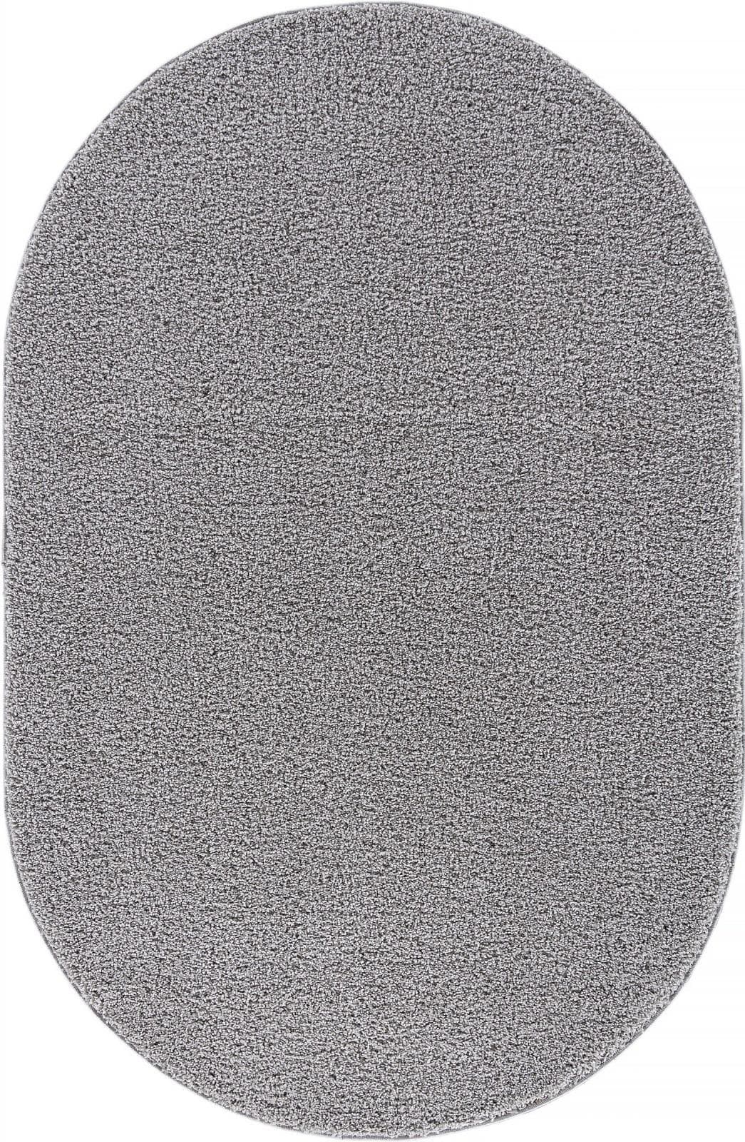 Ковер Ковер MERINOS MAKAO s600 LIGHT GRAY Овал 1.5x3м