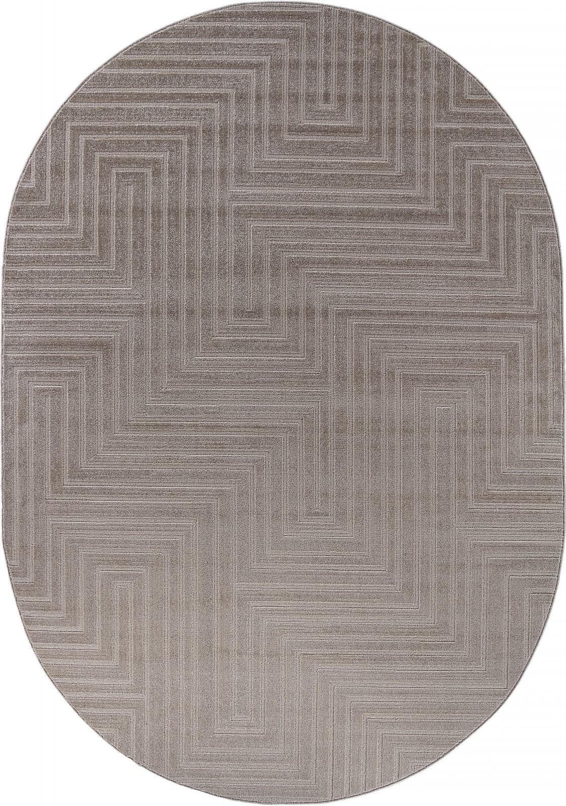 Ковер Ковер MERINOS DIOS F412 LIGHT BEIGE Овал 1.6x2.3м