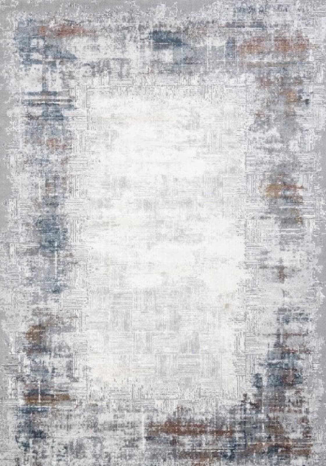 Ковер Ковер Современный KARMEN HALI ARMINA GA020N GREY / MULTI Овал 0.8x1.5м