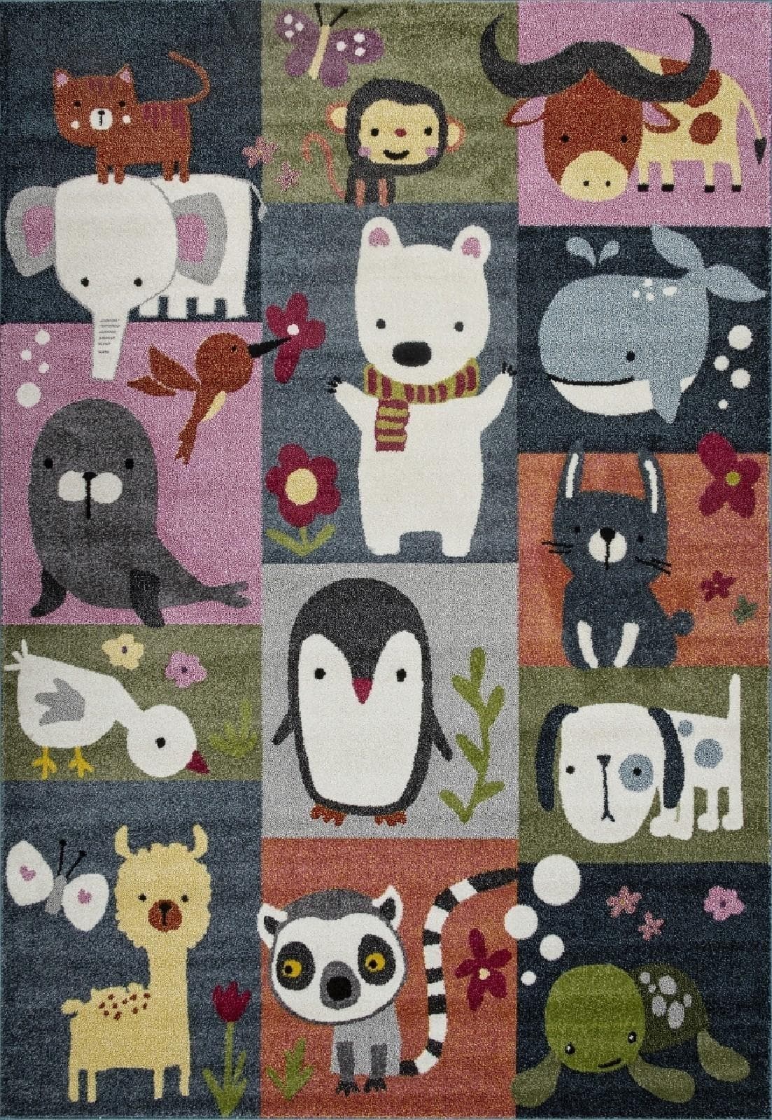 Ковер MERINOS RIO C215 MULTICOLOR 0.8x1.5м