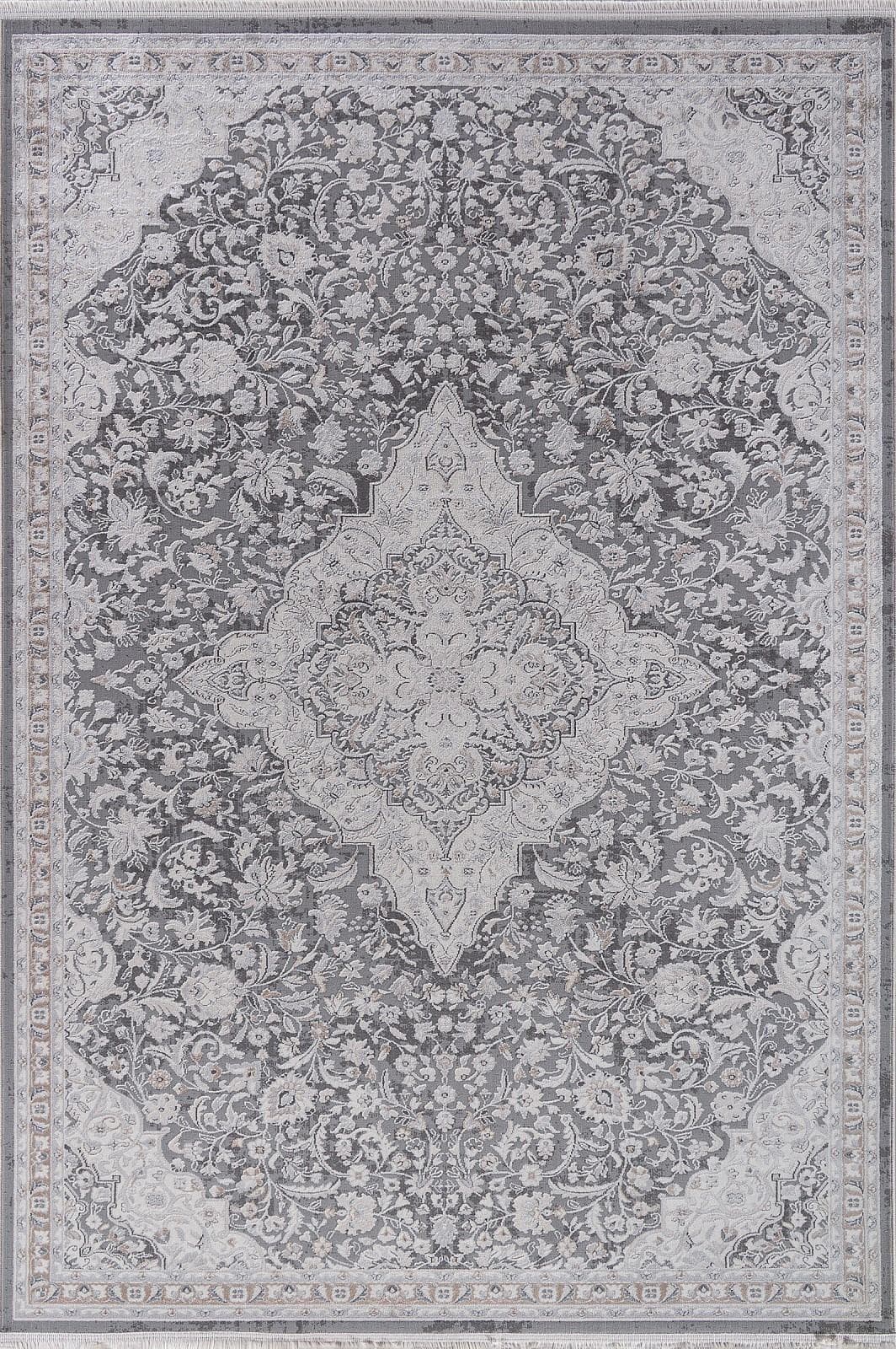 Ковер Ковер Классический KARMEN HALI OASIS OC101G GREY / GREY 0.8x1.5м