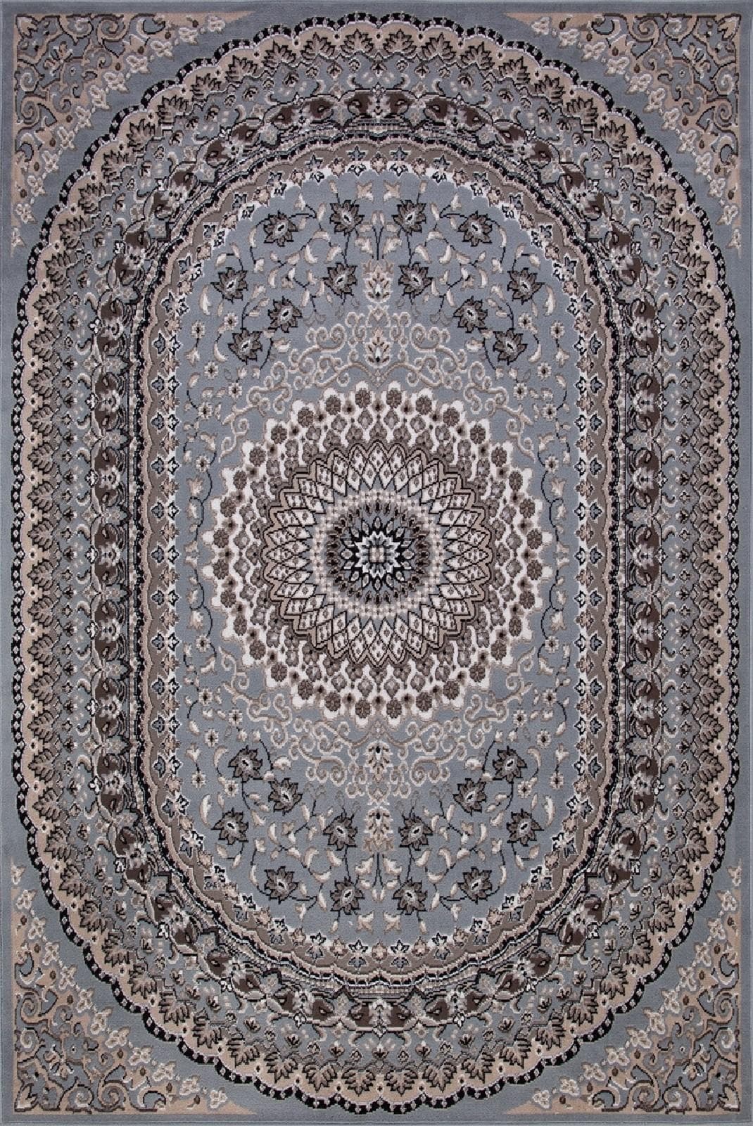 Ковер MERINOS SIERRA D504 BLUE-BROWN 2 2.5x3.5м