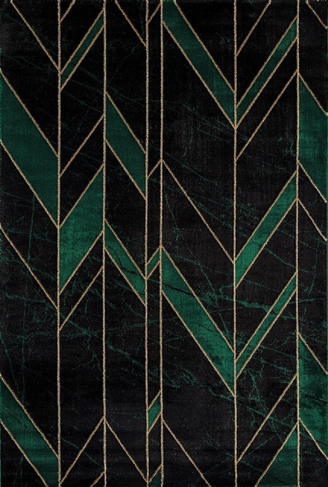 Ковер KARMEN HALI OMEGA 04459Y GREEN / GREEN 0.8x1.5м