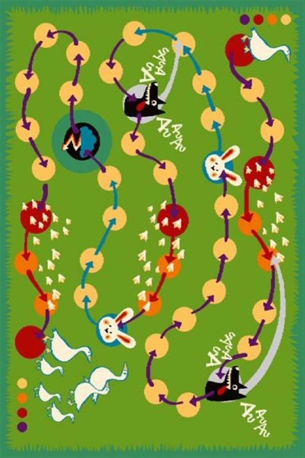 Ковер Agnella Funky Myk lime 1.33x1.8м