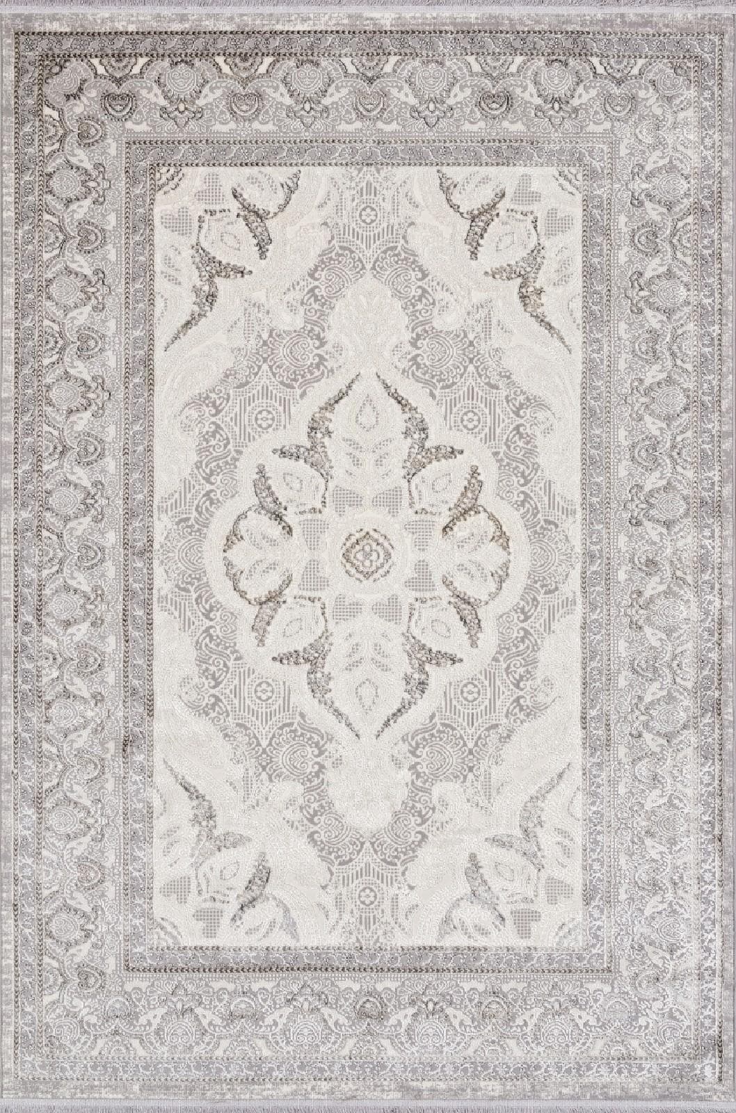 Ковер Ковер Классический ALPIN ASADU 07540A GREY FDY / CREAM HB 1x2м