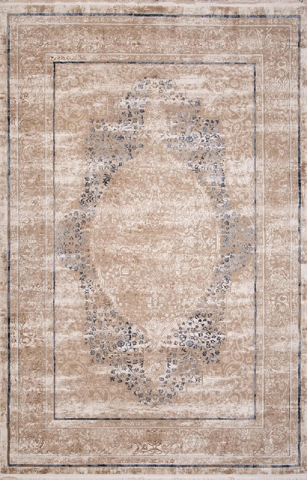 Ковер KARMEN HALI LISSABON SI054A BROWN / BROWN 0.8x1.5м