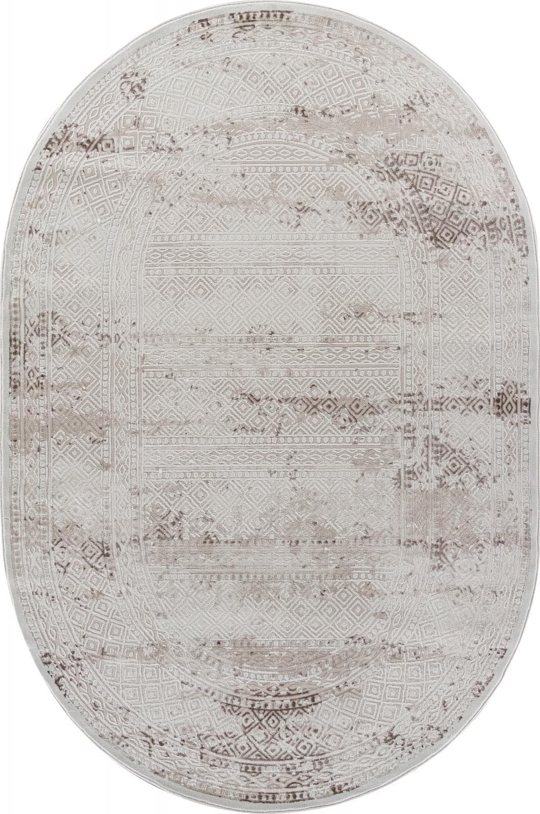 Ковер Ковер Современный DORUK MEXX MX019 BEIGE Овал 2x2.9м