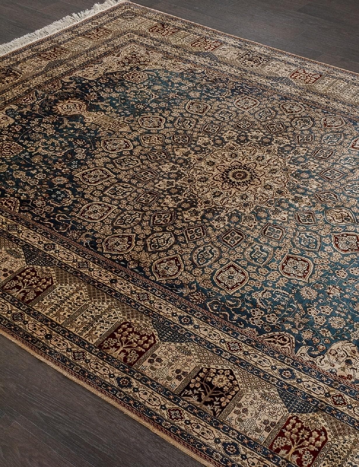 Ковер QINGHAI TIBETAN SHEEP CARPETS Tibet SILK & SILK S-18 IVORY 1.9x2.77м